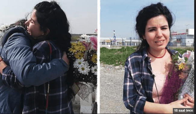 Tahliye edilen gazeteci Zehra Doğan tutuklu diğer meslektaşlar ve  Sise Bingöl’ü  hatırlattı