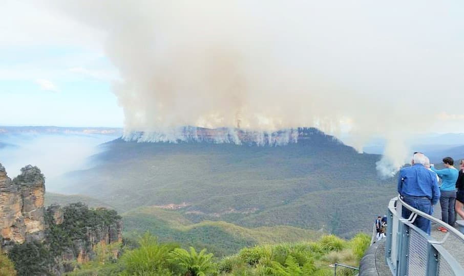 Sydney’in ciğerleri yanıyor: Dünya Mirası’ndaki  Blue Mountains’a sıçradı