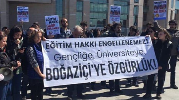 Boğaziçi öğrencileri adliyede: Kayyımlar gidecek, biz kalacağız