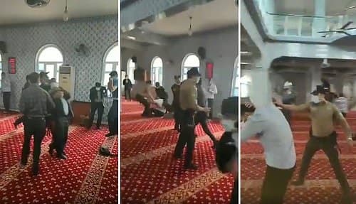Polis baskını: İtikâf yapmak isteyen Furkan Vakfı üyelerine camide biber gazı