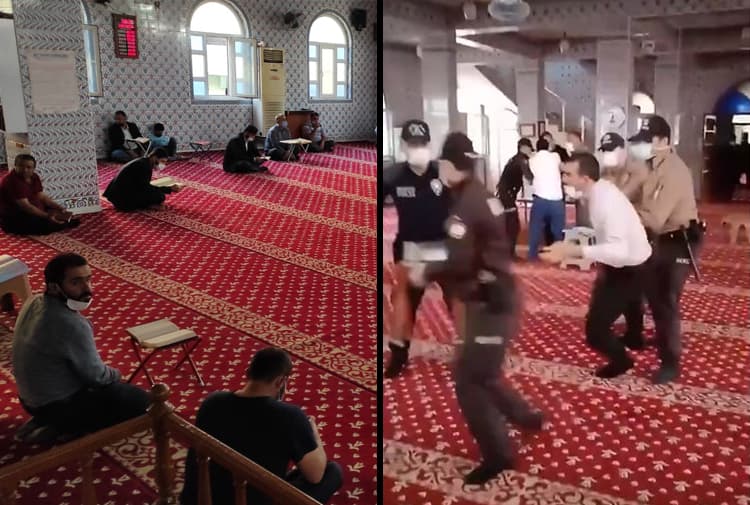 İtikaf ibadetine terör suçlaması: Valilik video kayıtlarına rağmen camiye postalla girilmesini inkâr etti
