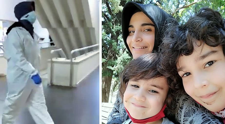 AKP Türkiye’sinde bu da oldu: Covidli Serpil Can özel tulumla mahkemeye getirildi, tutuklandı
