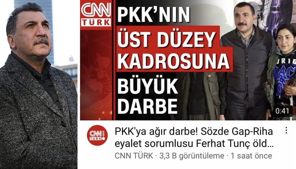 Avukatı suç duyurusunda bulundu: CNN Türk ‘PKK’lı Ferhat Tunç’ diye müzisyen Ferhat Tunç’un fotoğrafını kullandı