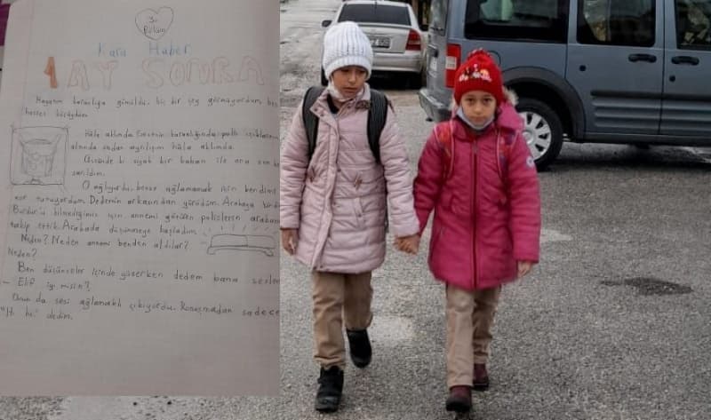 Annesi gözünün önünde tutuklanan KHK’lı çocuğu Elif Rana’nın günlüğünden: Hayatım karanlığa gömüldü