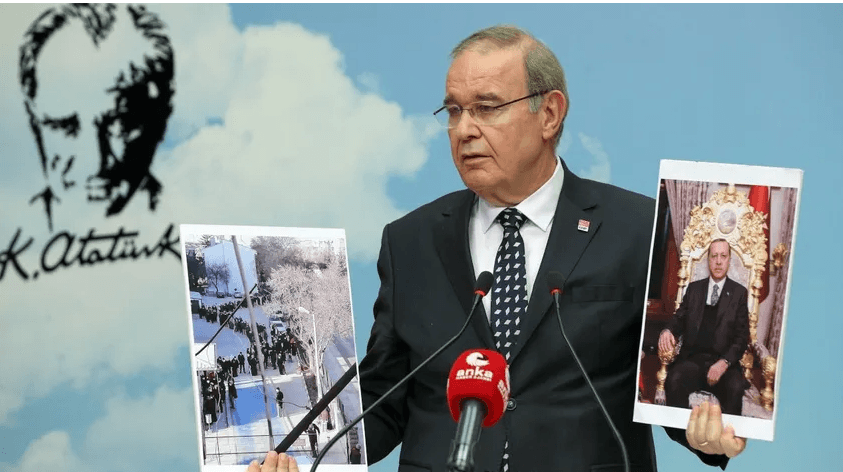 Öztrak’tan Erdoğan’a: Altın varaklı tahtta oturan kaçak sarayın kibirlisi
