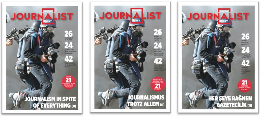 Journalist Post Dergisi yeni sayısı3 farklı dilde yayında: ‘Her şeye rağmen gazetecilik’