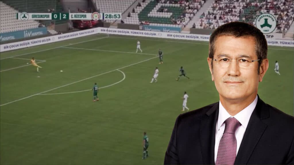 Giresunspor tribünlerinden ‘Canikli elini Giresun’dan çek’ tezahüratı