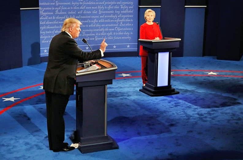 Clinton ve Trump’ın düellosuna rekor sayıda izledi