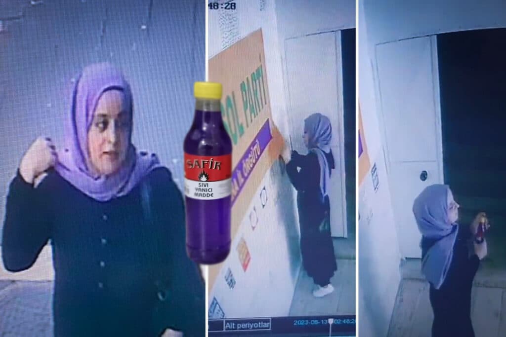 Adana’da Yeşil Sol Parti binasına yanıcı madde bırakıldı: Provokasyon denemesi mi?