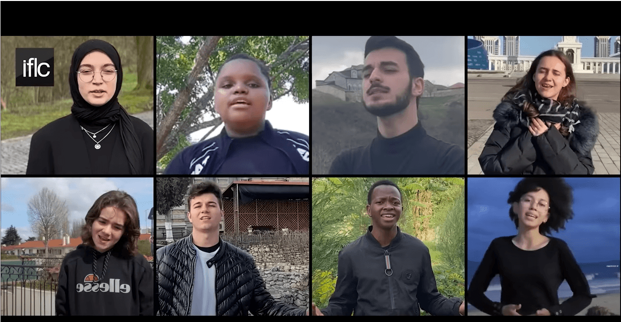 IFLC’nin gençleri depremzedeler için söylediler: Maraş benim, Adıyaman benim, Hatay benim, yıkılan benim