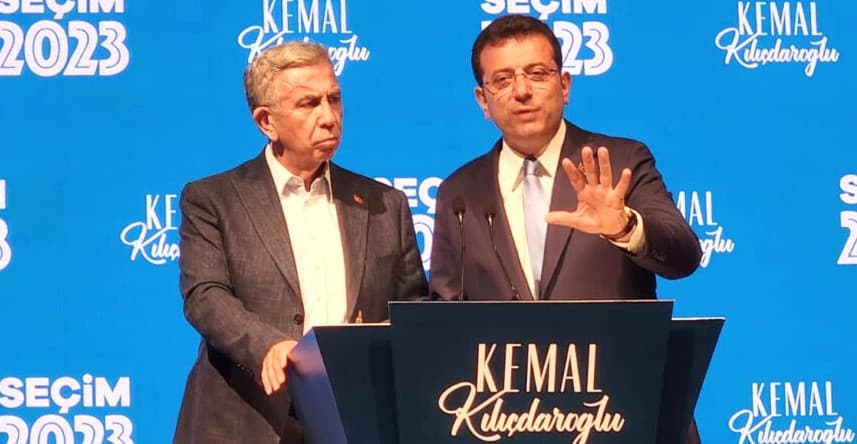 Yavaş ile açıklama yapan İmamoğlu:Anadolu Ajansı bitkisel hayatta, Kılıçdaroğlu önde