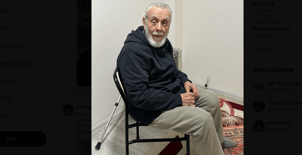 88 yaşındaki Öztaş felç geçirince ancak tahliye edildi: El ve ayağını kullanamıyor