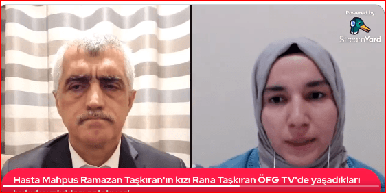 Cezaevi revirinde diyalize bağlı tutuklu Taşkıran’ın kızı gözyaşlarıyla anlattı: Babam ölüp kalırsa kimsenin haberi bile olmaz