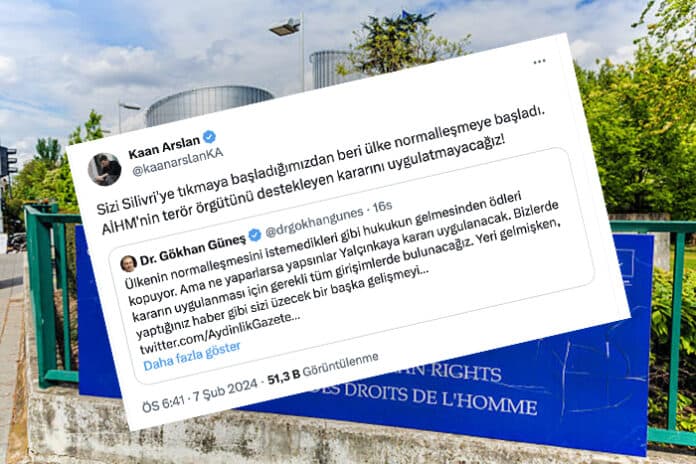 ‘AİHM kararlarını uygulatmayacağız’ diyen AKP rejiminin payandasına Dr. Gökhan Güneş’ten cevap: Siyasete köpek yaptıklarınızla mı uygulatmayacaksınız?
