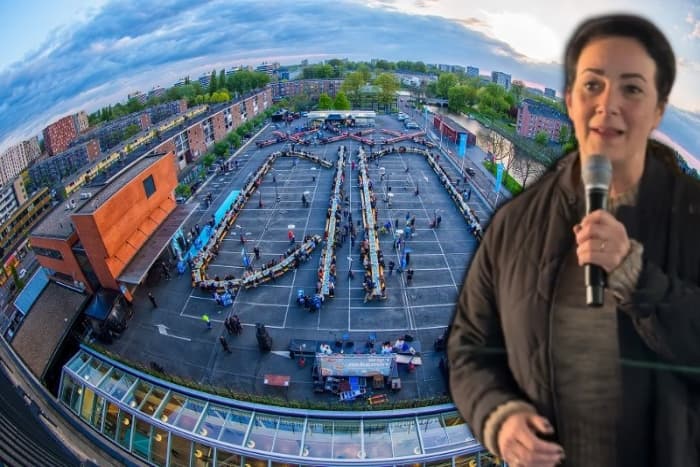 Belediye Başkanı Halsema bin kişinin katıldığı iftarda konuştu: Amsterdam’ımıza yakışıyorsunuz