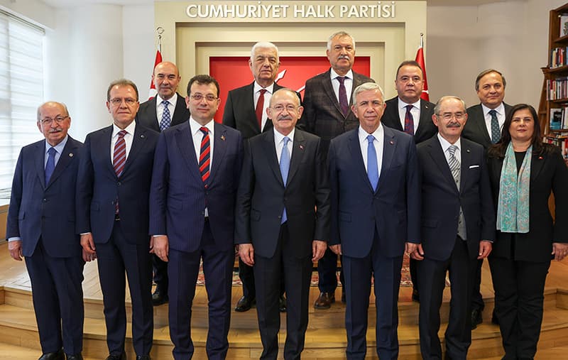 10 CHP’li başkandan destek fotoğrafı; Kılıçdaroğlu, Yavaş ve İmamoğlu ile ‘özel’ görüştü