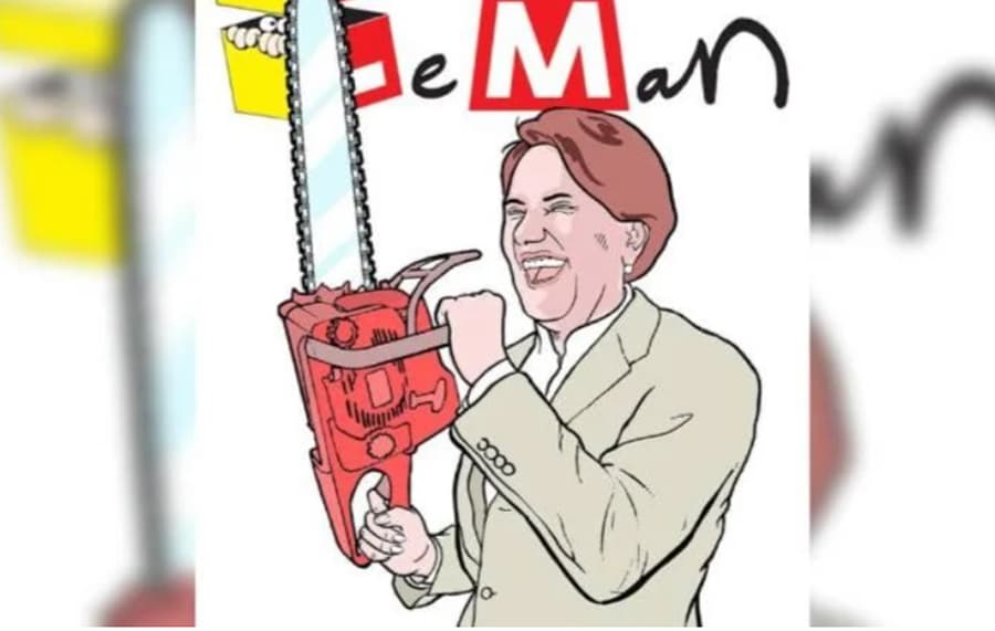 LeMan’dan Meral Akşener kapağı: Testere Meral