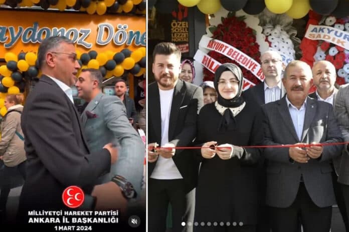 Kayyım atandı: Maydonoz Döner’in açılışını AKP’li ve MHP’li isimler yapmış