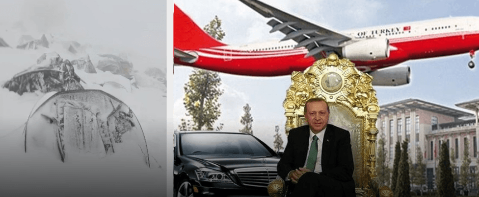 Asker kar altında, aileleri derme çatma evde yaşıyor:  Saray’ın günlük harcaması 33 milyon 600 bin tl