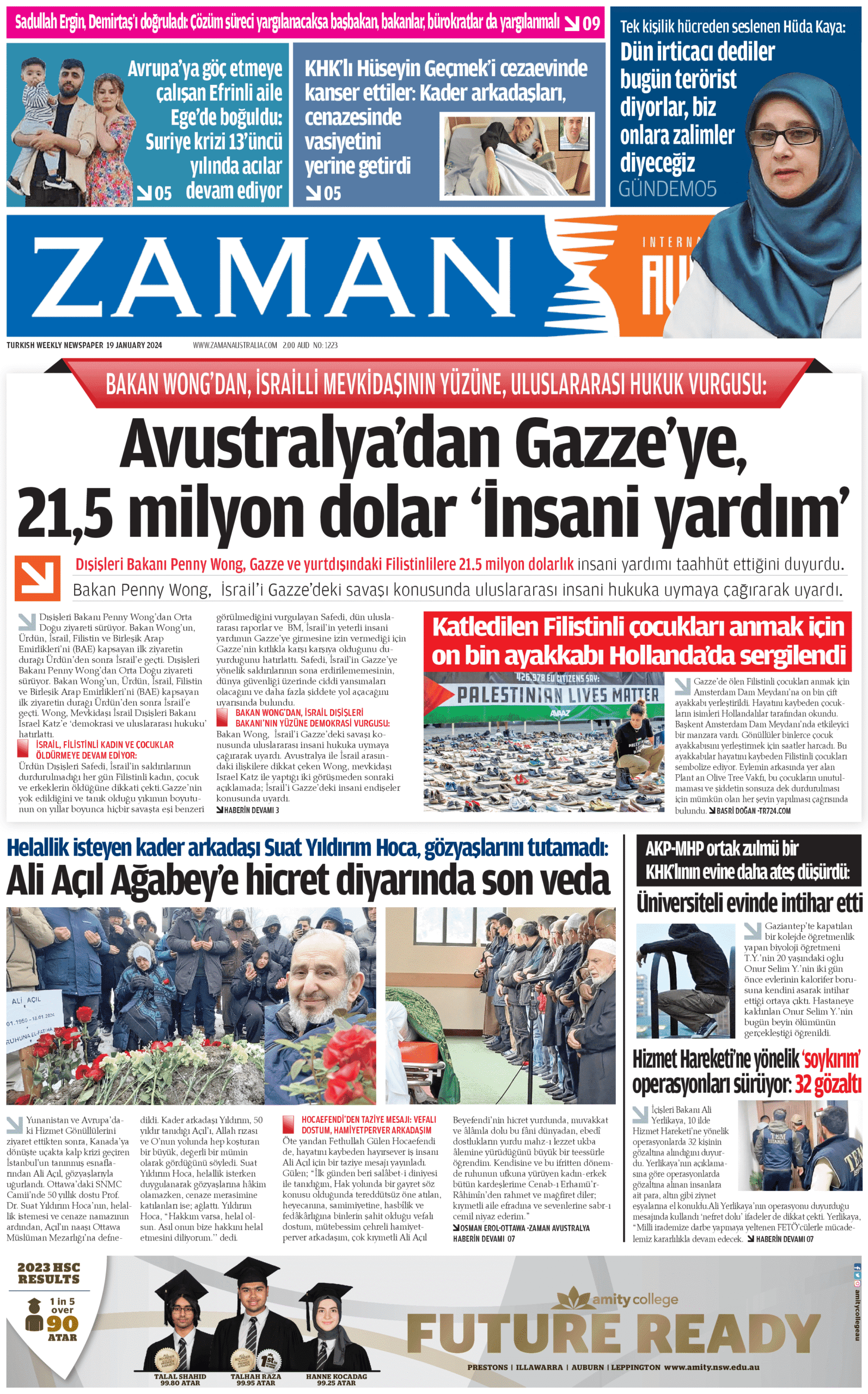 Zaman Avustralya Sayı 10 kapağı
