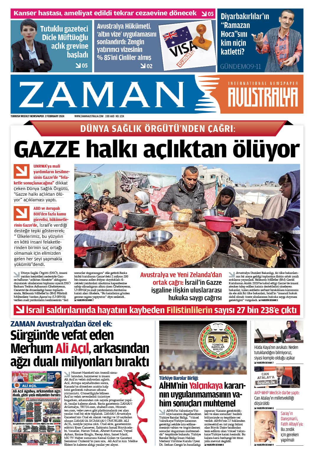 Zaman Avustralya Sayı 11 kapağı