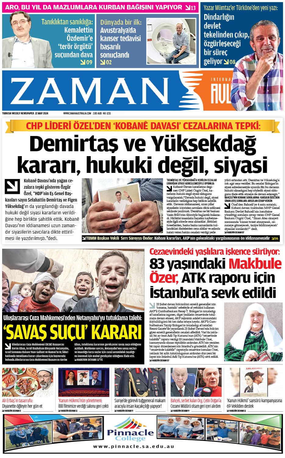 Zaman Avustralya Sayı 16 kapağı