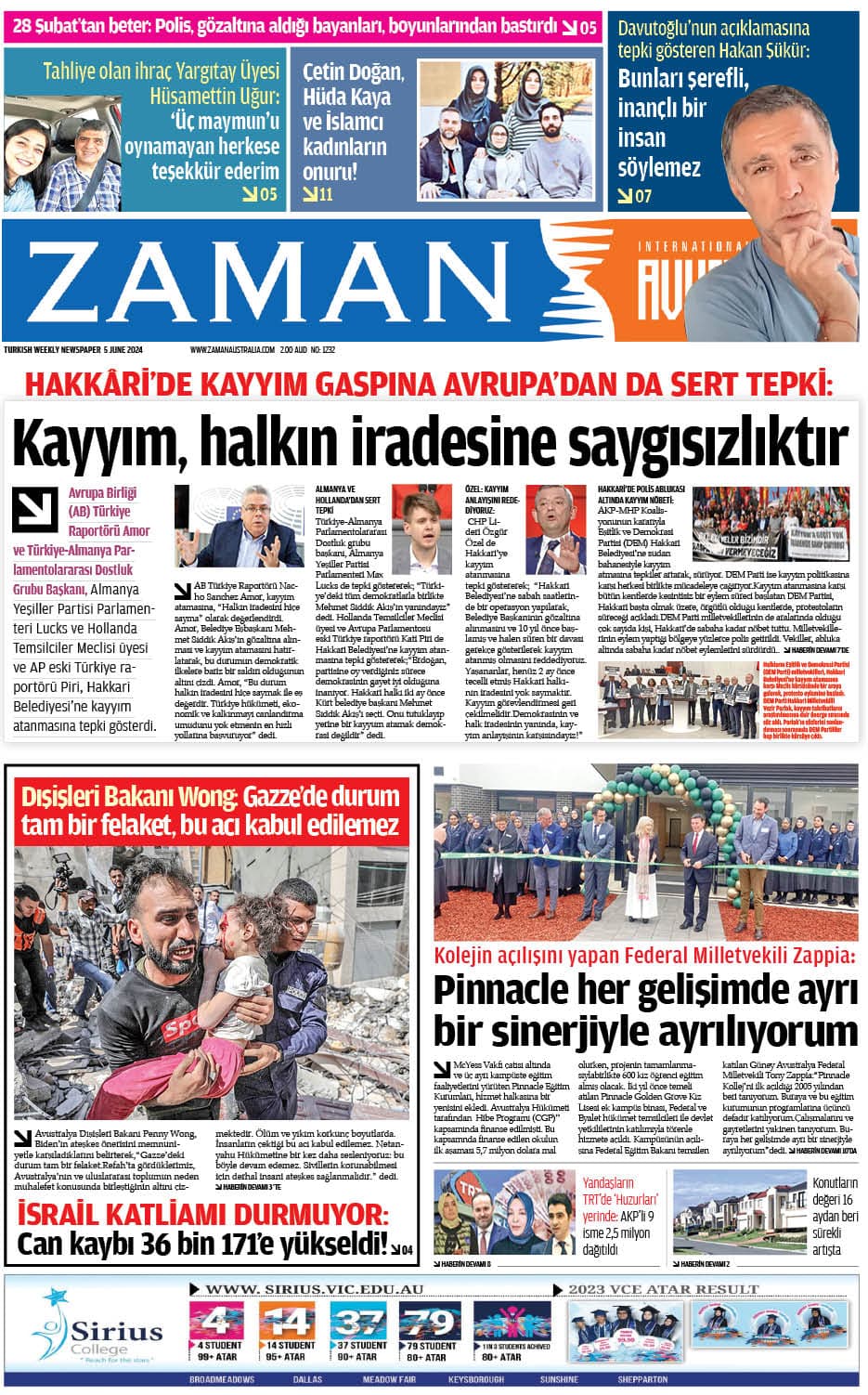 Zaman Avustralya Sayı 17 kapağı