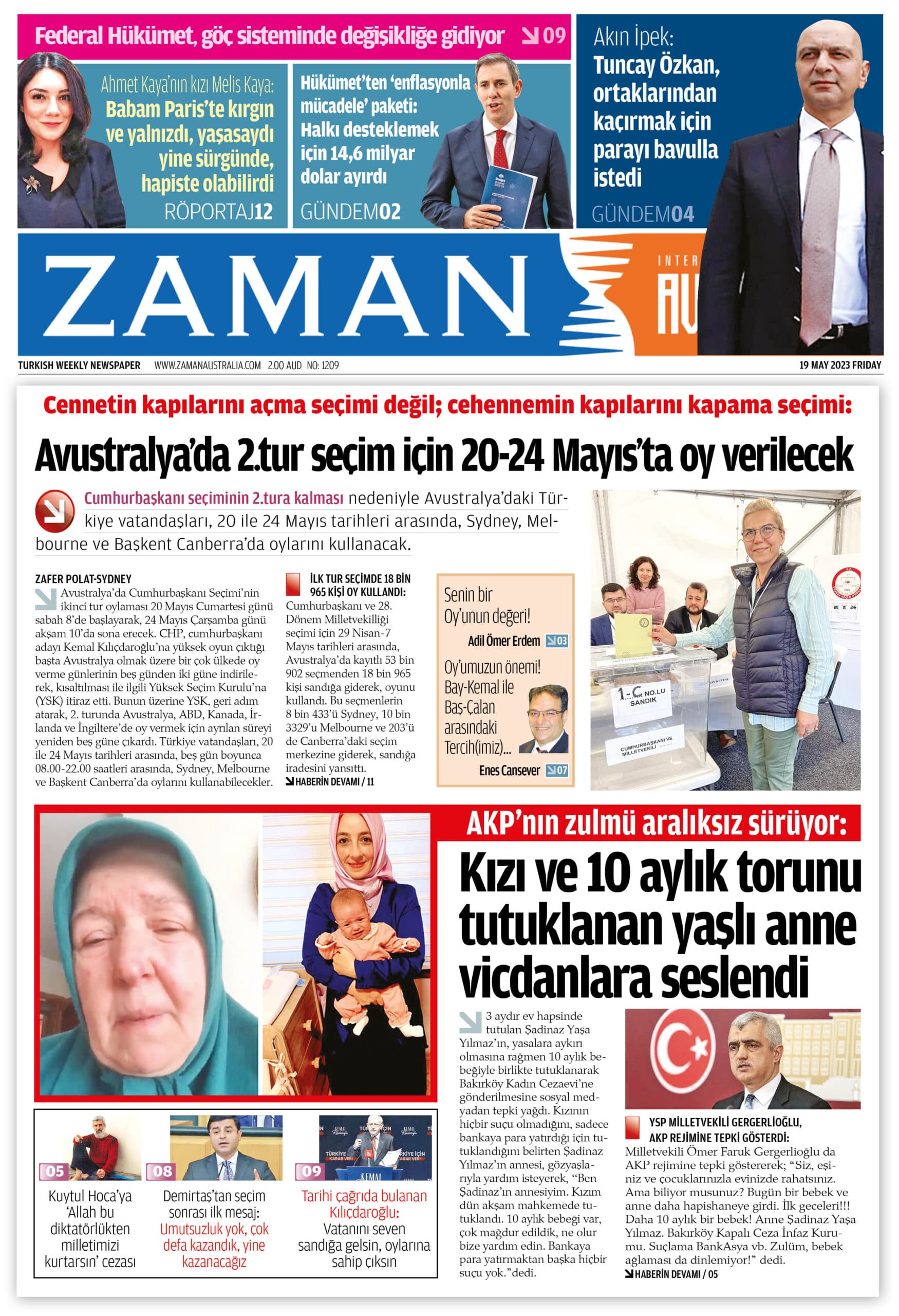 Zaman Avustralya Sayı 2 kapağı