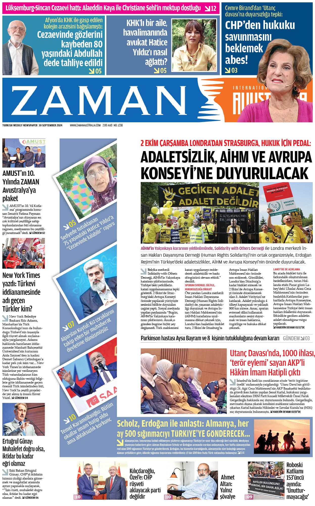 Zaman Avustralya Sayı 23 kapağı