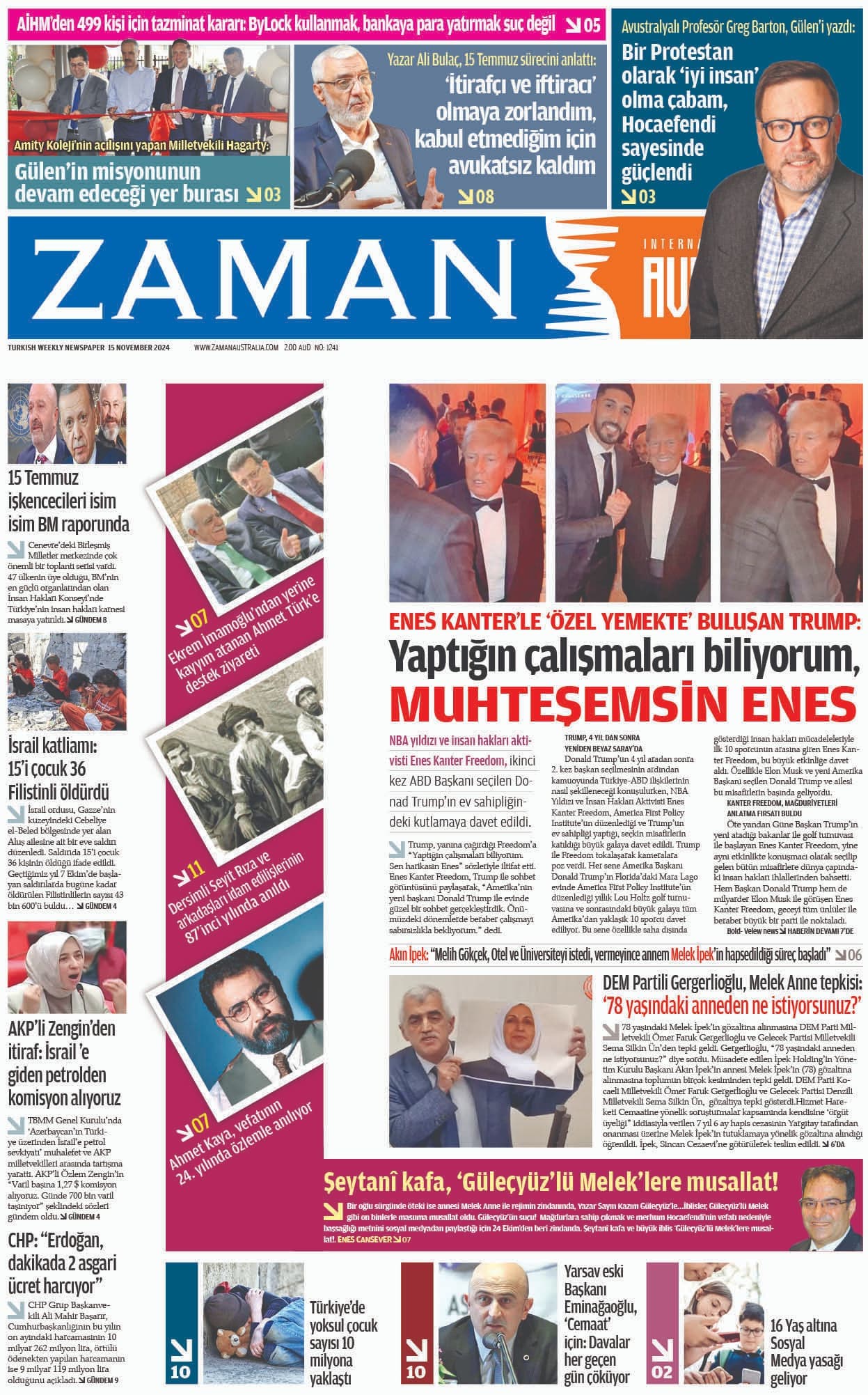 Zaman Avustralya Sayı 26 kapağı