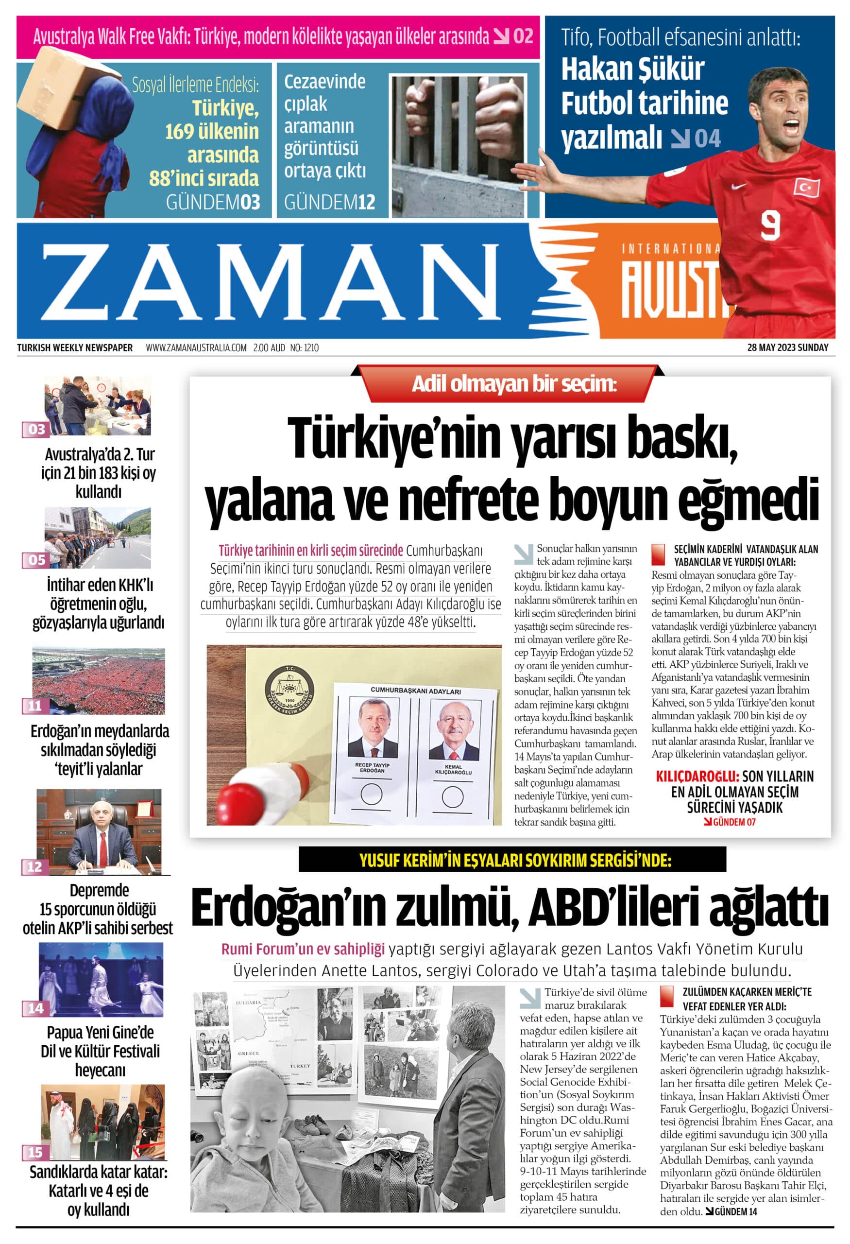 Zaman Avustralya Sayı 3 kapağı