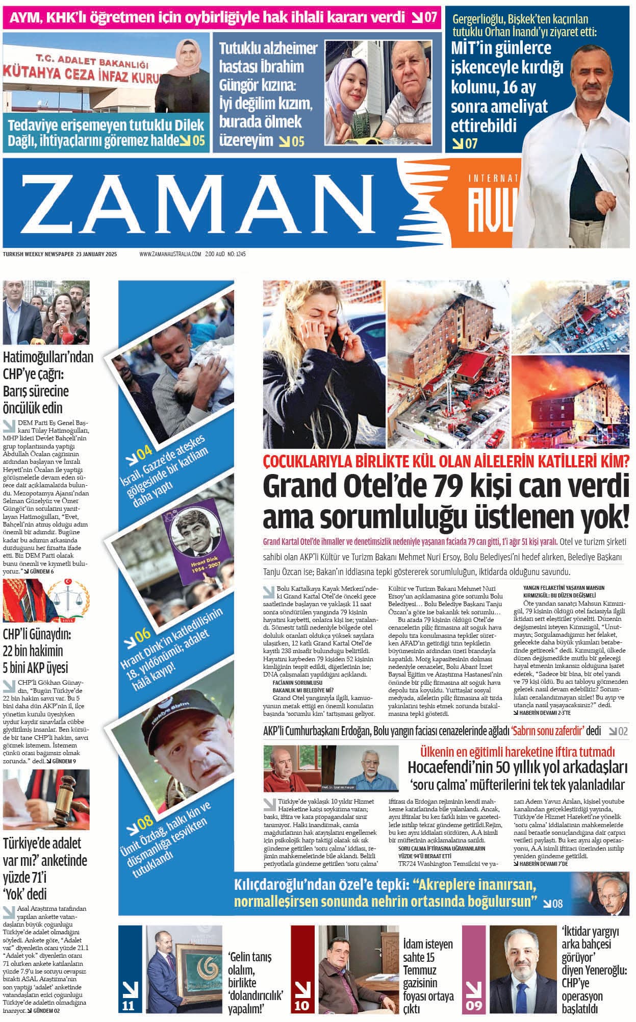 Zaman Avustralya Sayı 30 kapağı