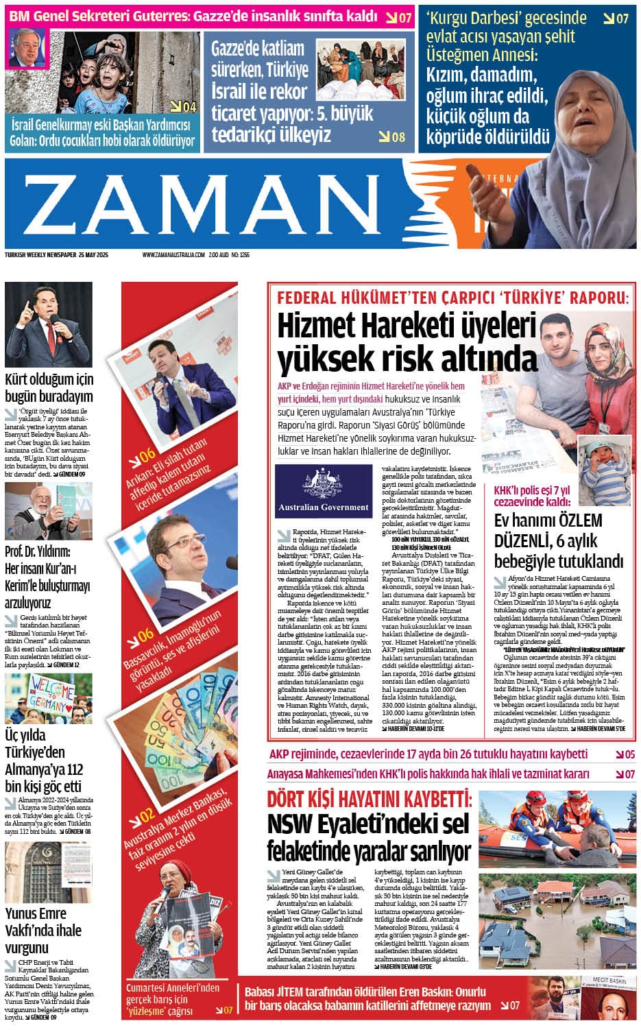 Zaman Avustralya Sayı 40 kapağı