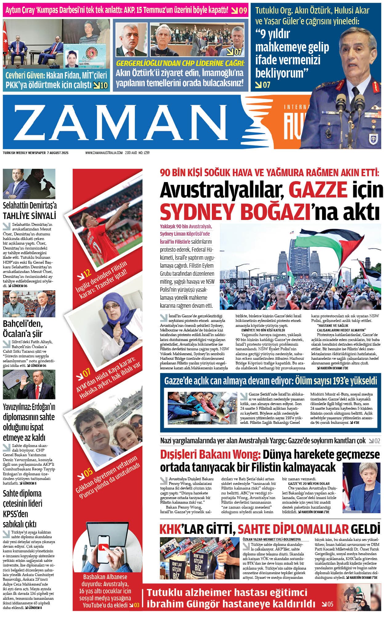 Zaman Avustralya Sayı 44 kapağı