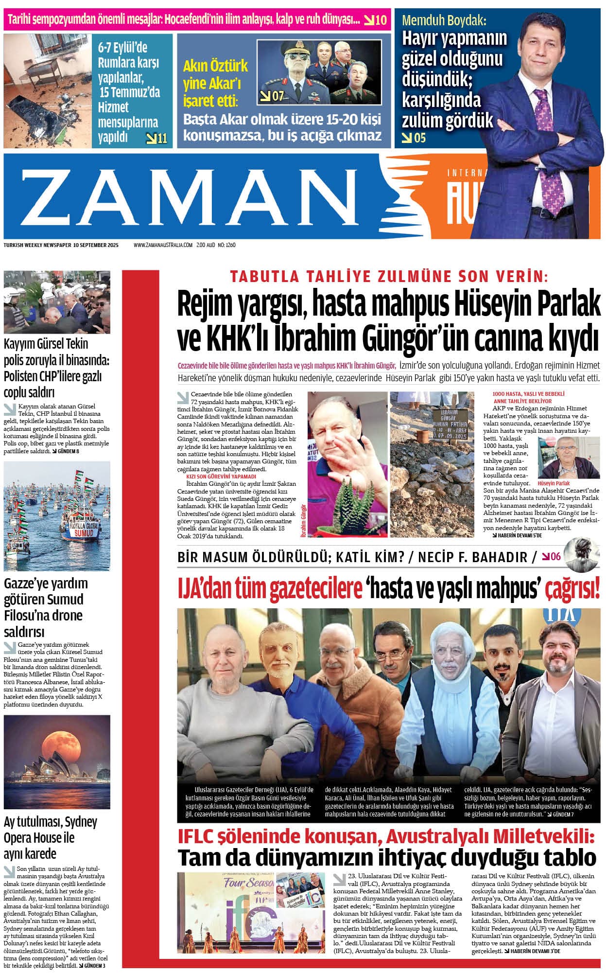 Zaman Avustralya Sayı 45 kapağı