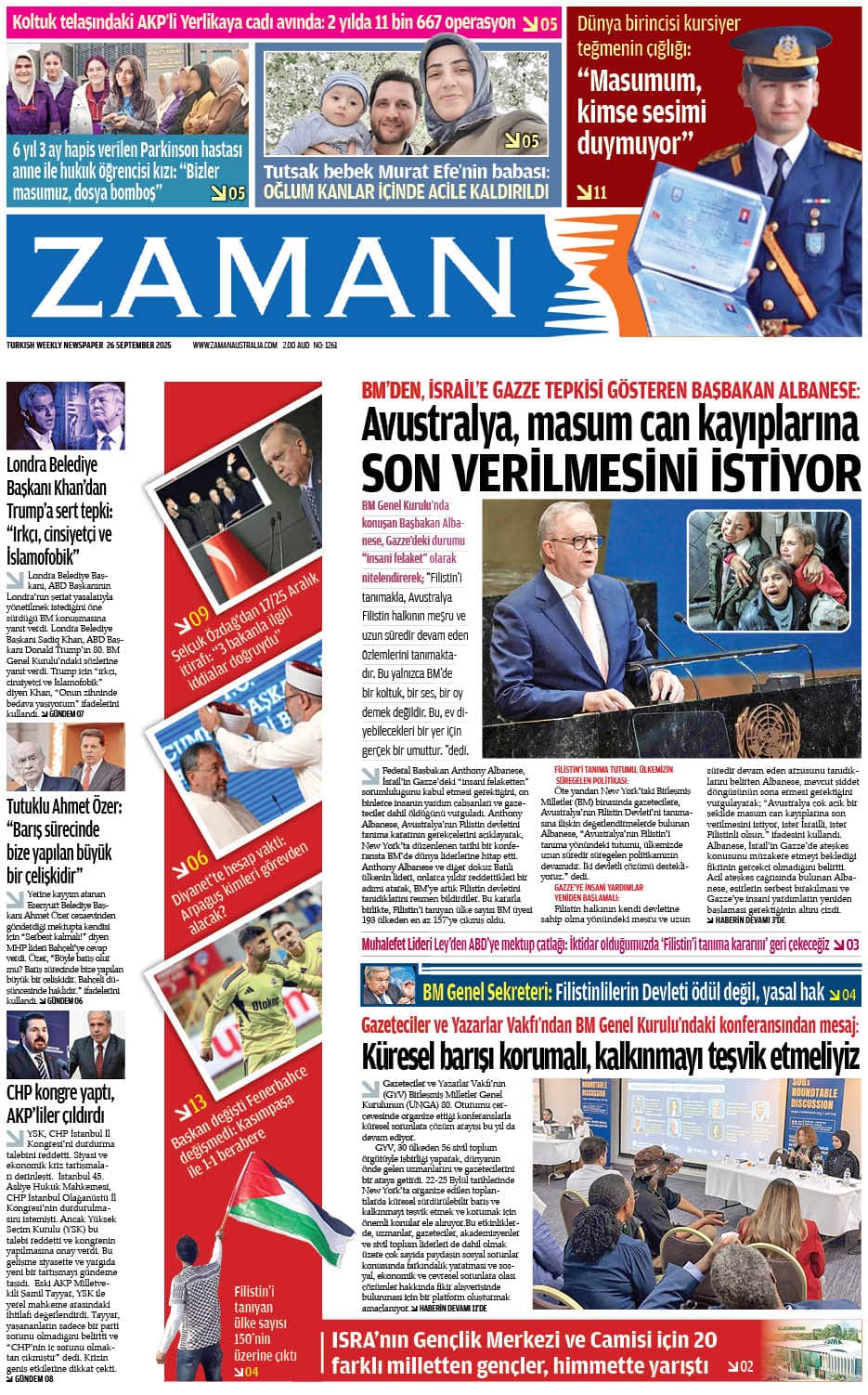 Zaman Avustralya Sayı 46 kapağı
