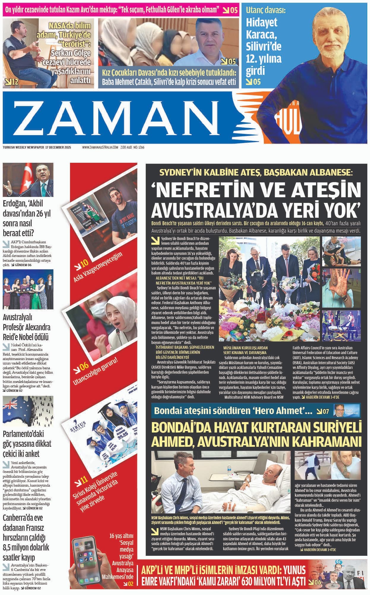 Zaman Avustralya Sayı 51 kapağı