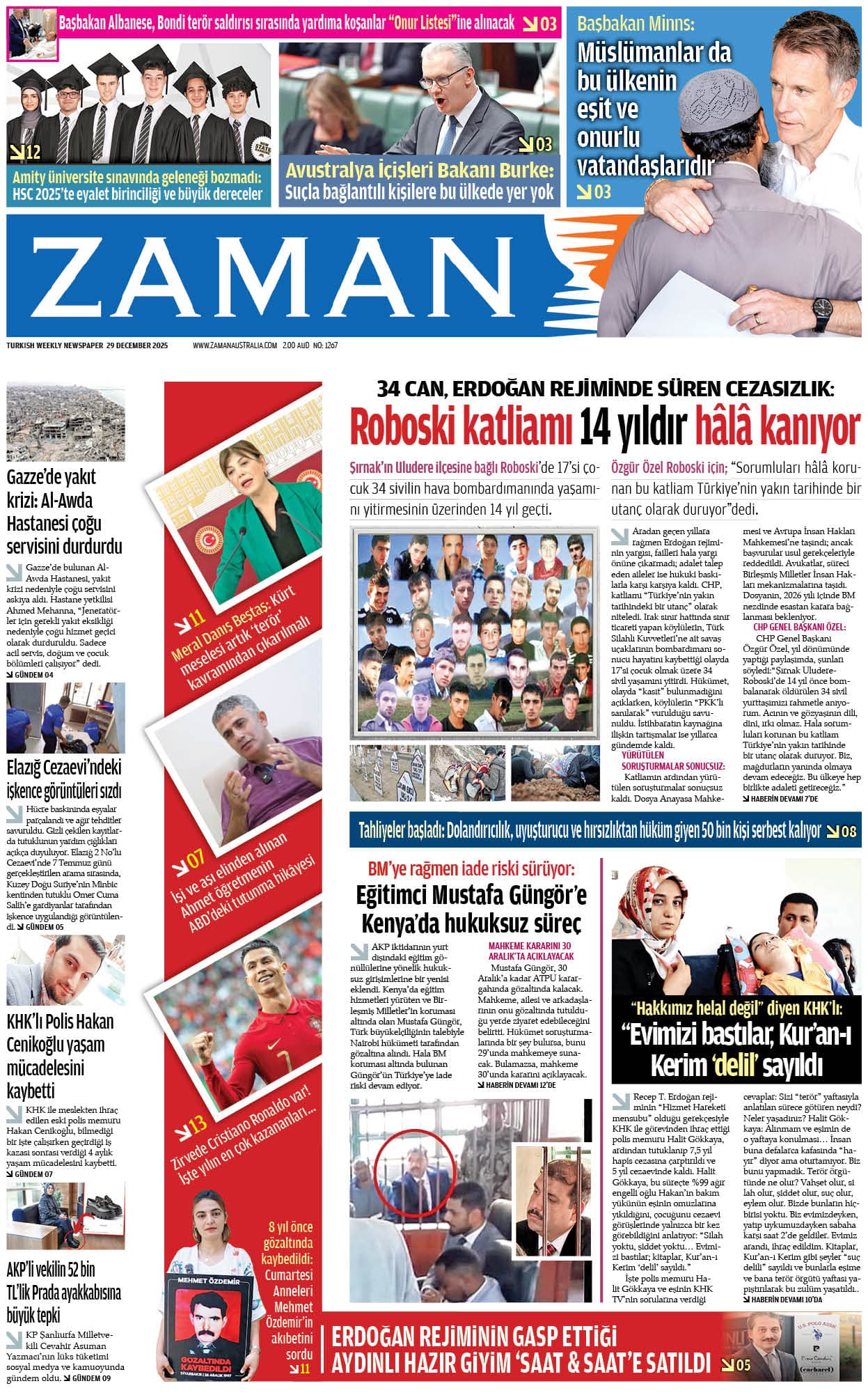 Zaman Avustralya Sayı 52 kapağı