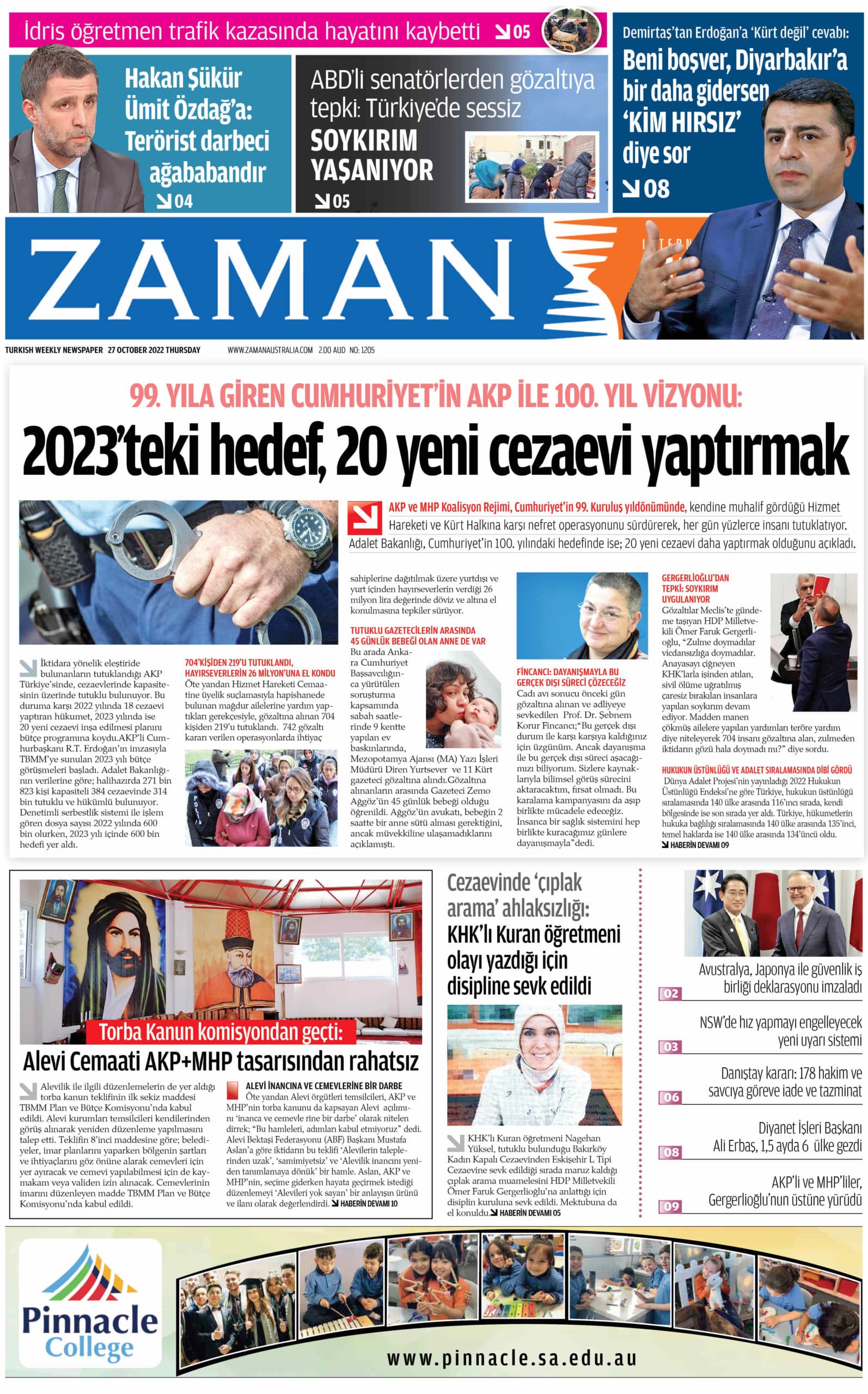Zaman Avustralya Sayı 54 kapağı