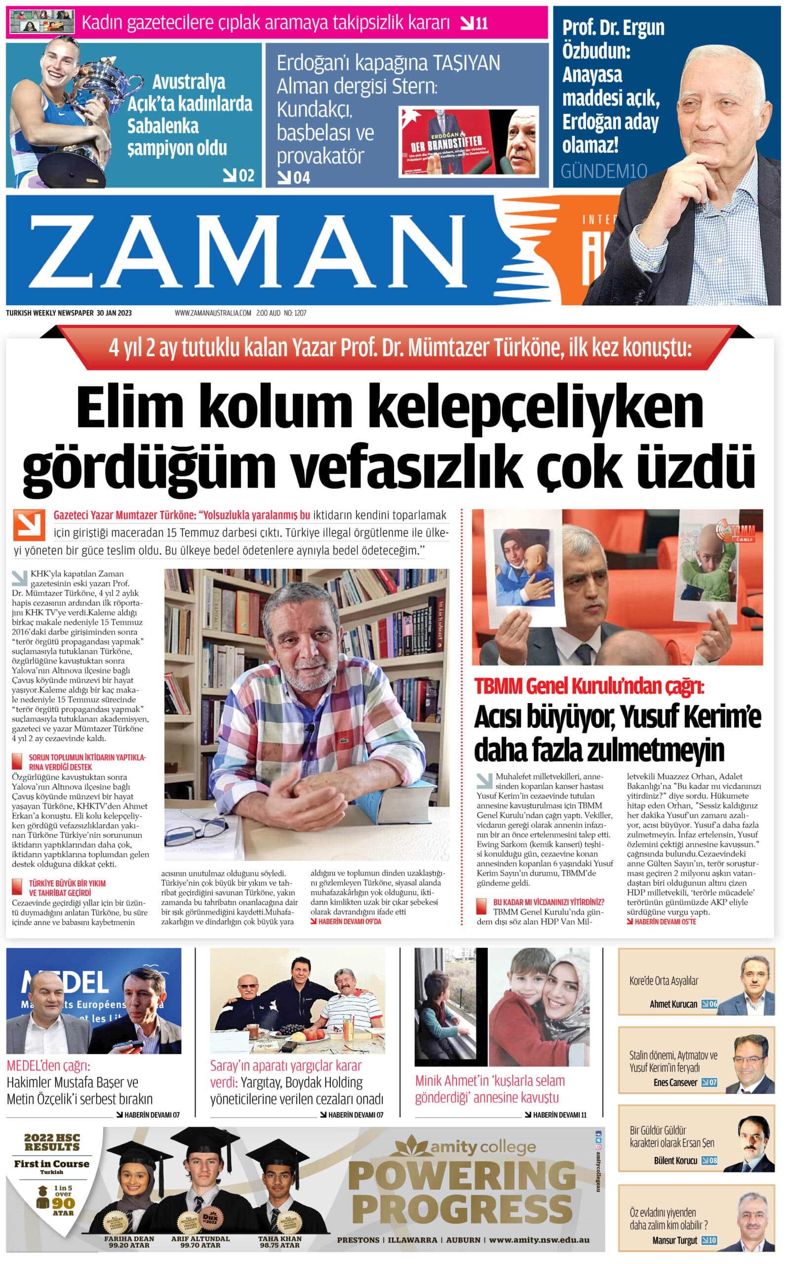 Zaman Avustralya Sayı 57 kapağı