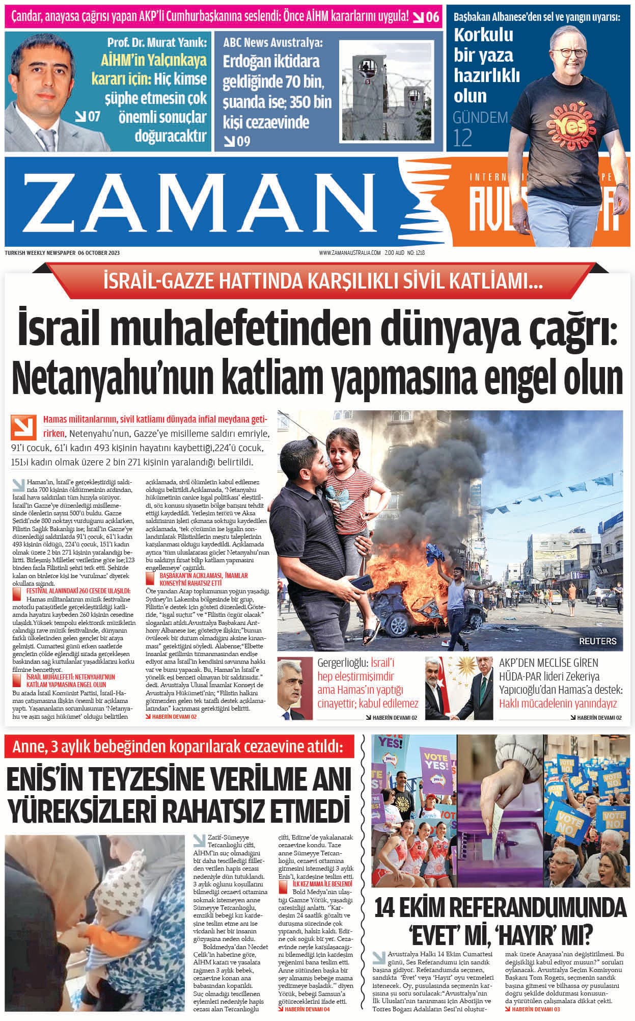 Zaman Avustralya Sayı 6 kapağı