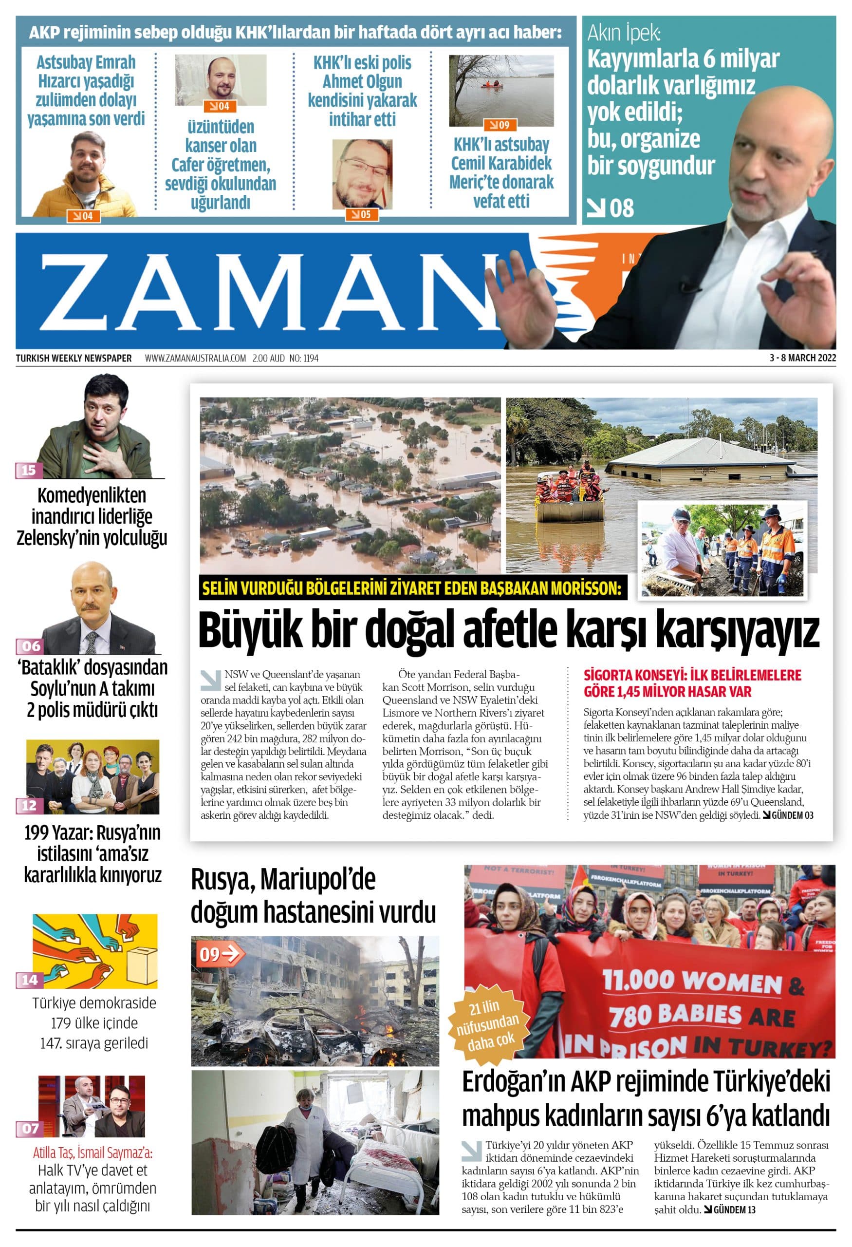 Zaman Avustralya Sayı 64 kapağı