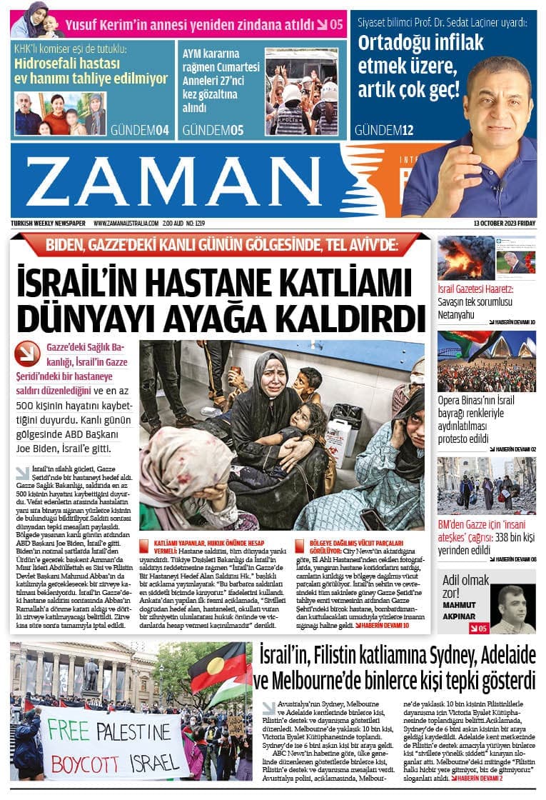 Zaman Avustralya Sayı 7 kapağı