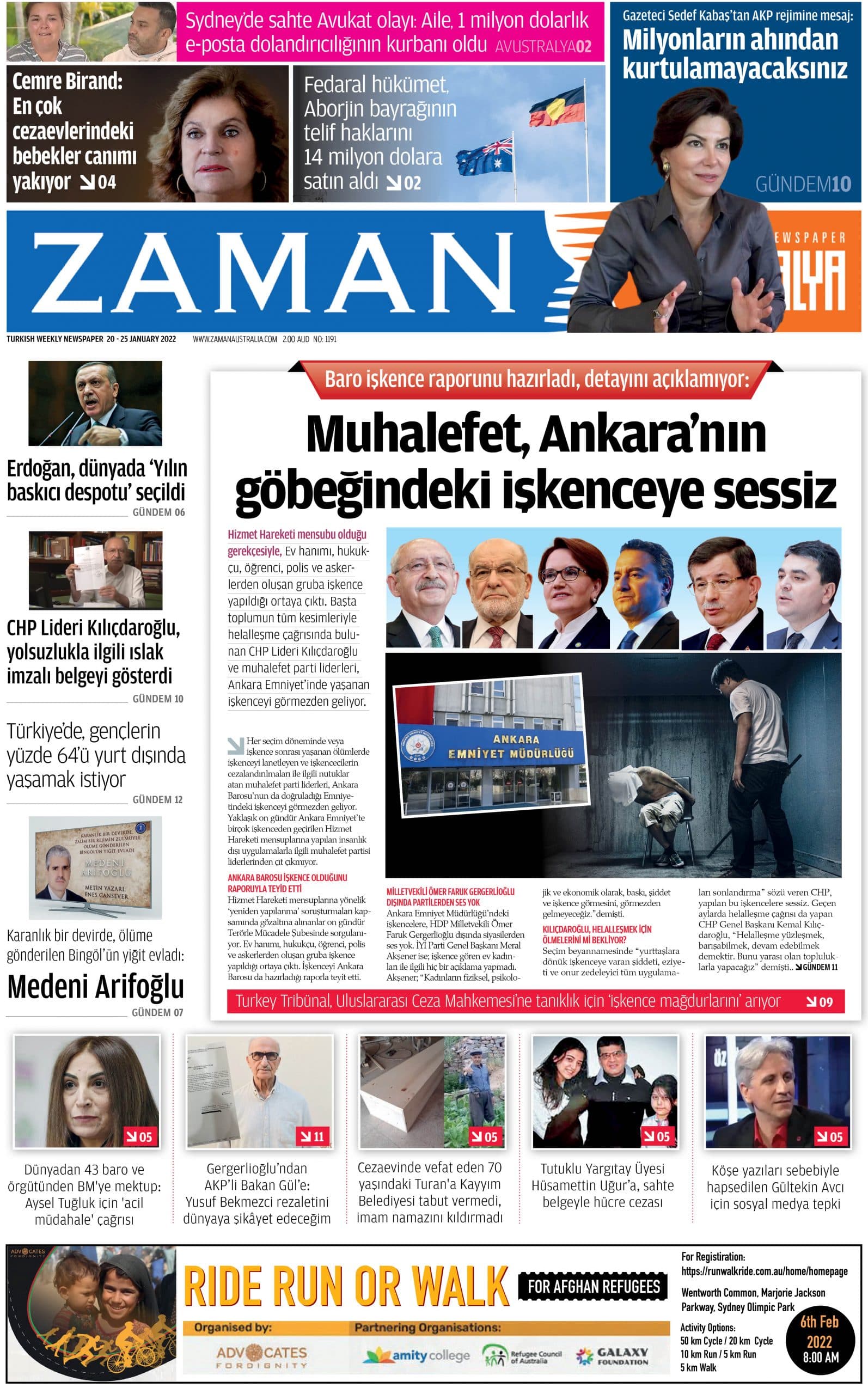 Zaman Avustralya Sayı 70 kapağı