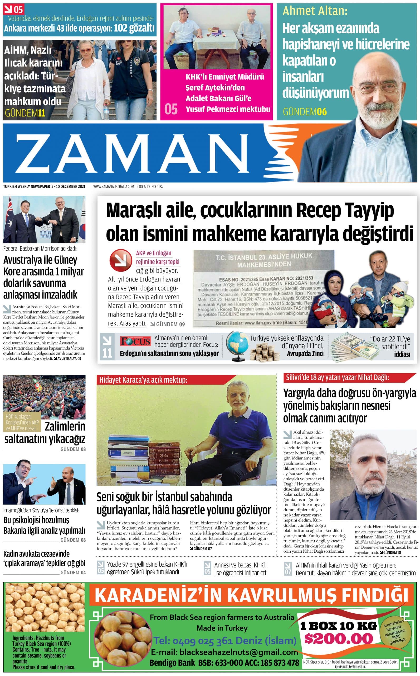 Zaman Avustralya Sayı 74 kapağı
