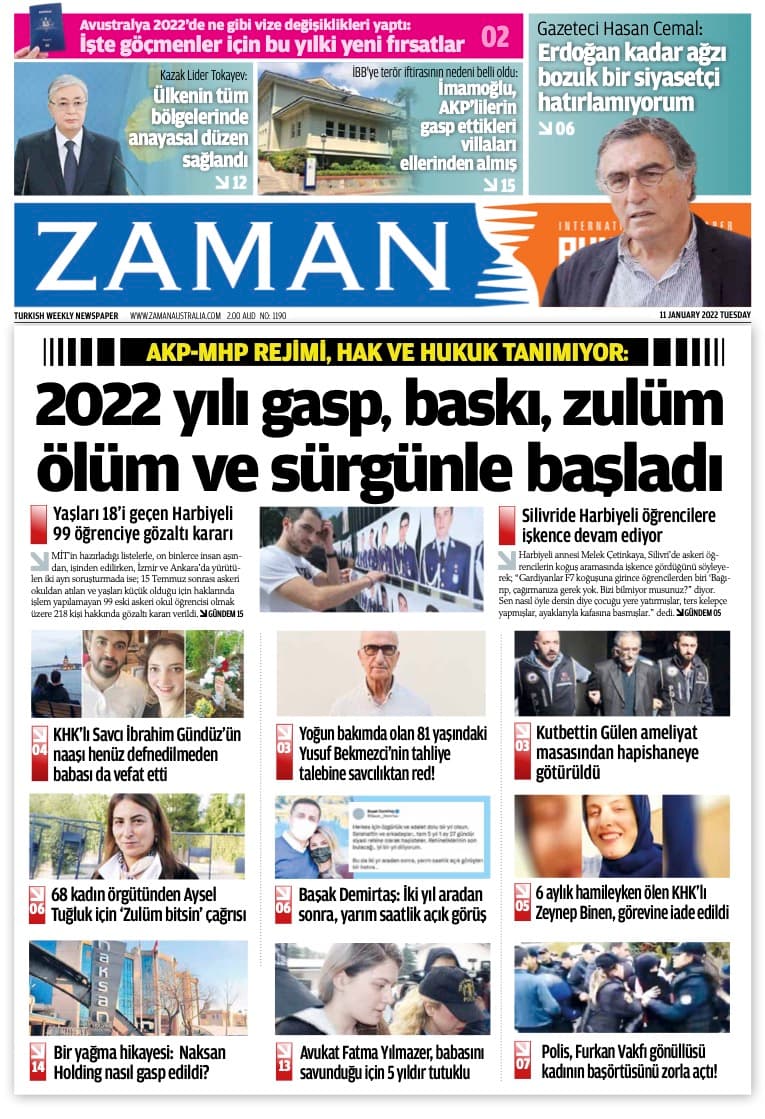 Zaman Avustralya Sayı 75 kapağı