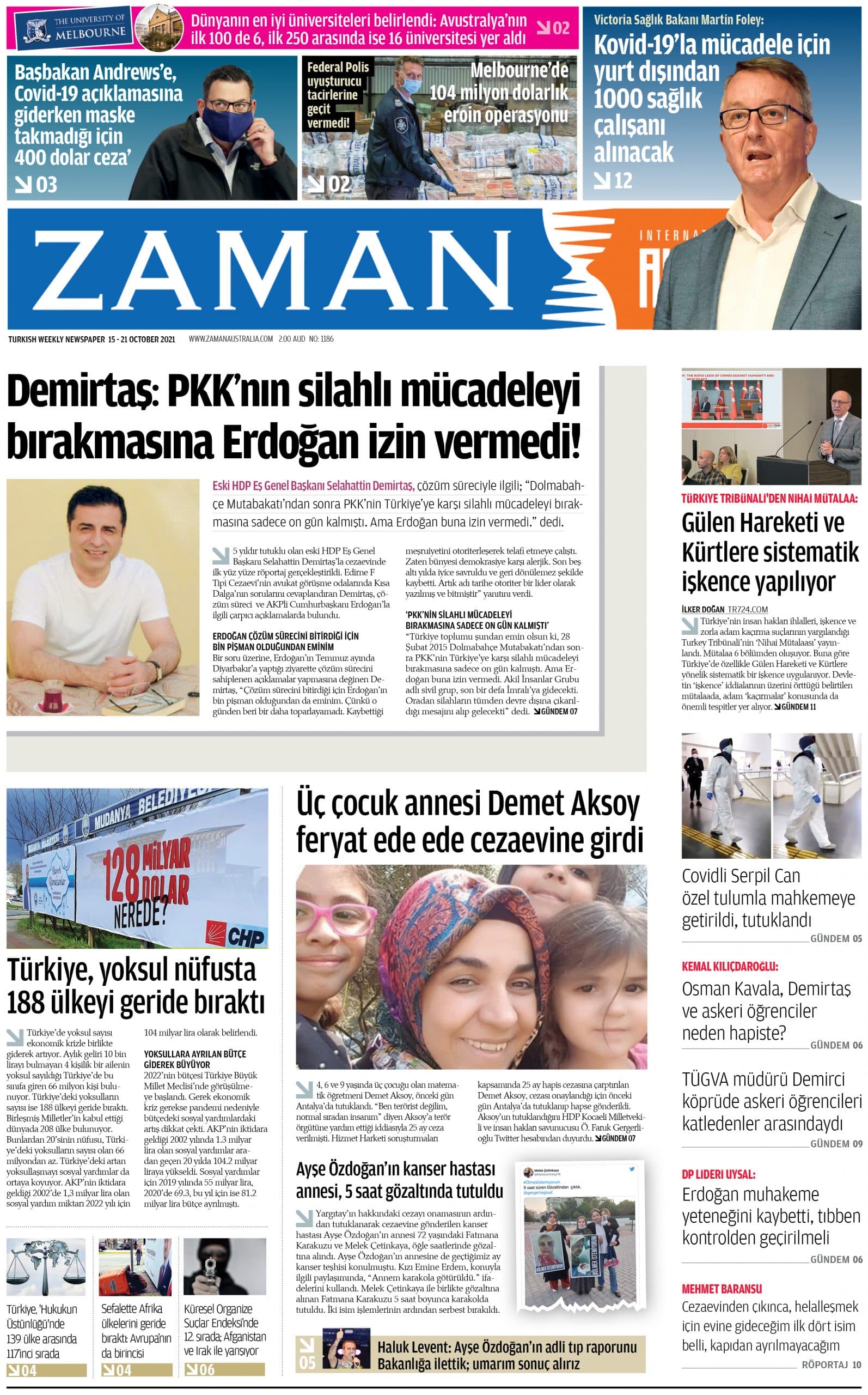 Zaman Avustralya Sayı 76 kapağı