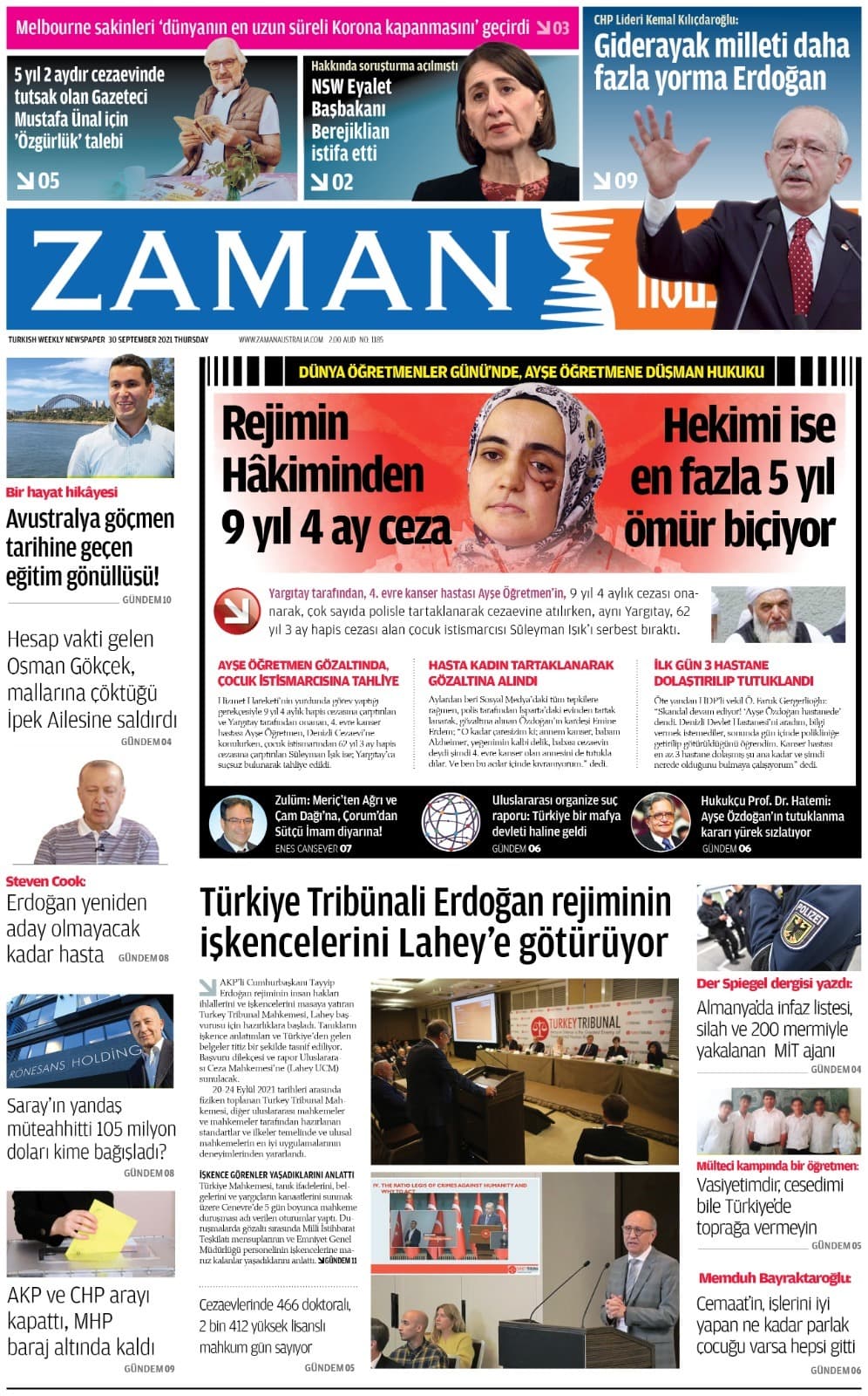 Zaman Avustralya Sayı 82 kapağı