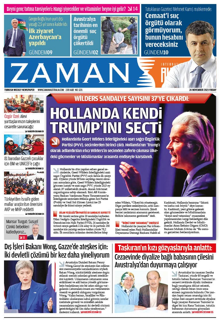 Zaman Avustralya Sayı 9 kapağı