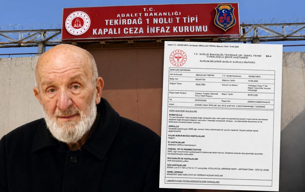 Yeneroğlu, Abdullah amcayı Metris’te ziyaret etti: Bir sabah ölüm haberi gelebilir!